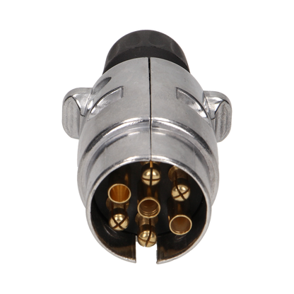 Stecker für Anhänger, Aluminium 7-polig