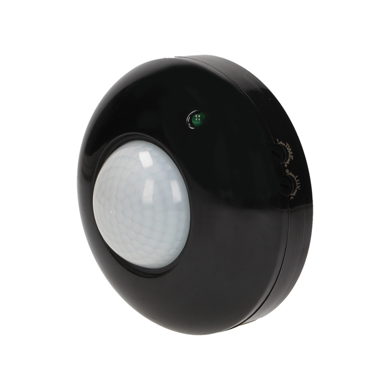 Bewegungsmelder 360 Grad IP20, 1200W, schwarz