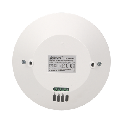 Bewegungsmelder mit 3 Sensoren, 360 Grad IP20, 2000W