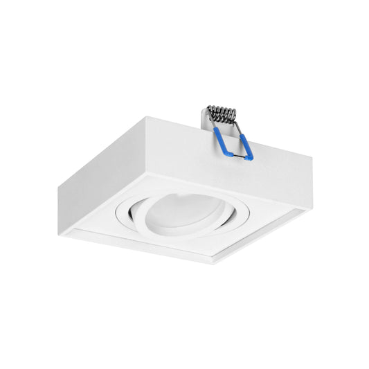 SORMUS S dekorativer Rahmen für Strahler, MR16/GU10 max 50W, verstellbar, quadratisch, weiß