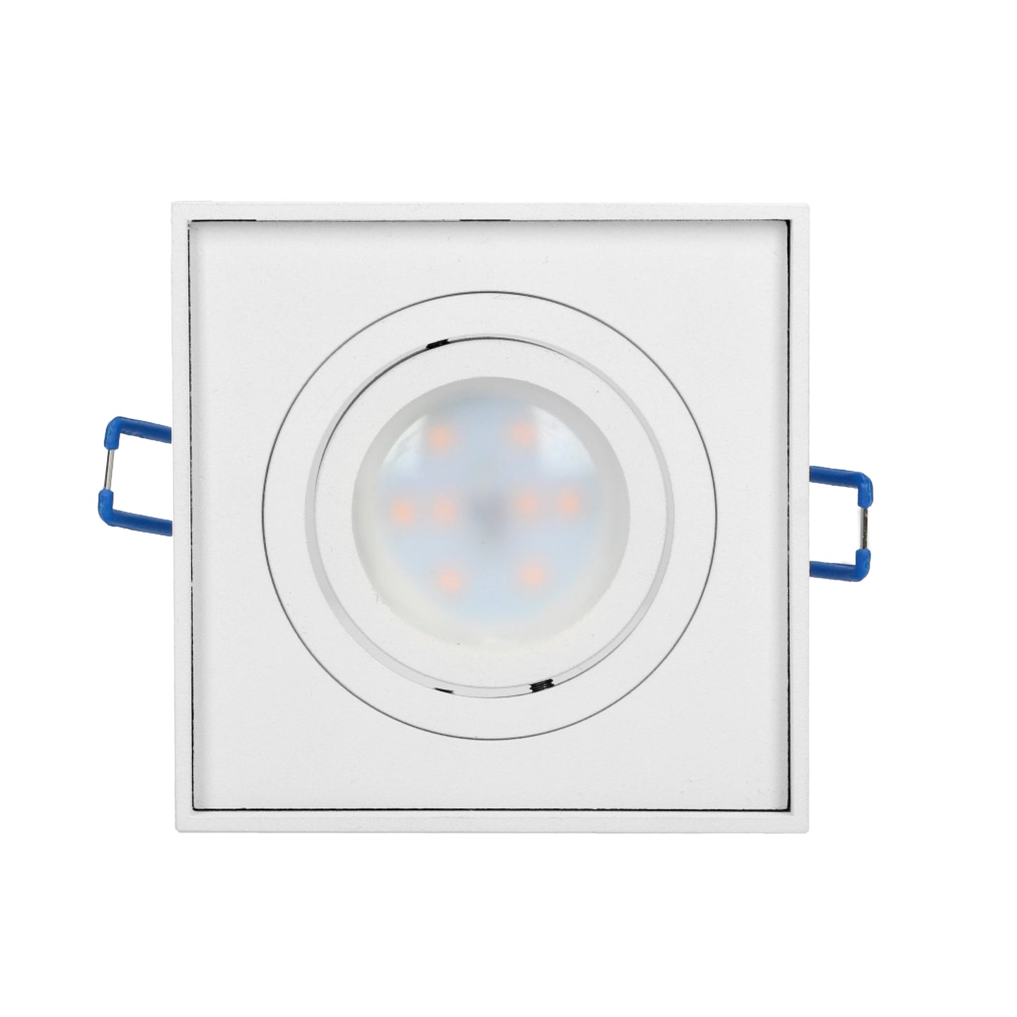 SORMUS S dekorativer Rahmen für Strahler, MR16/GU10 max 50W, verstellbar, quadratisch, weiß
