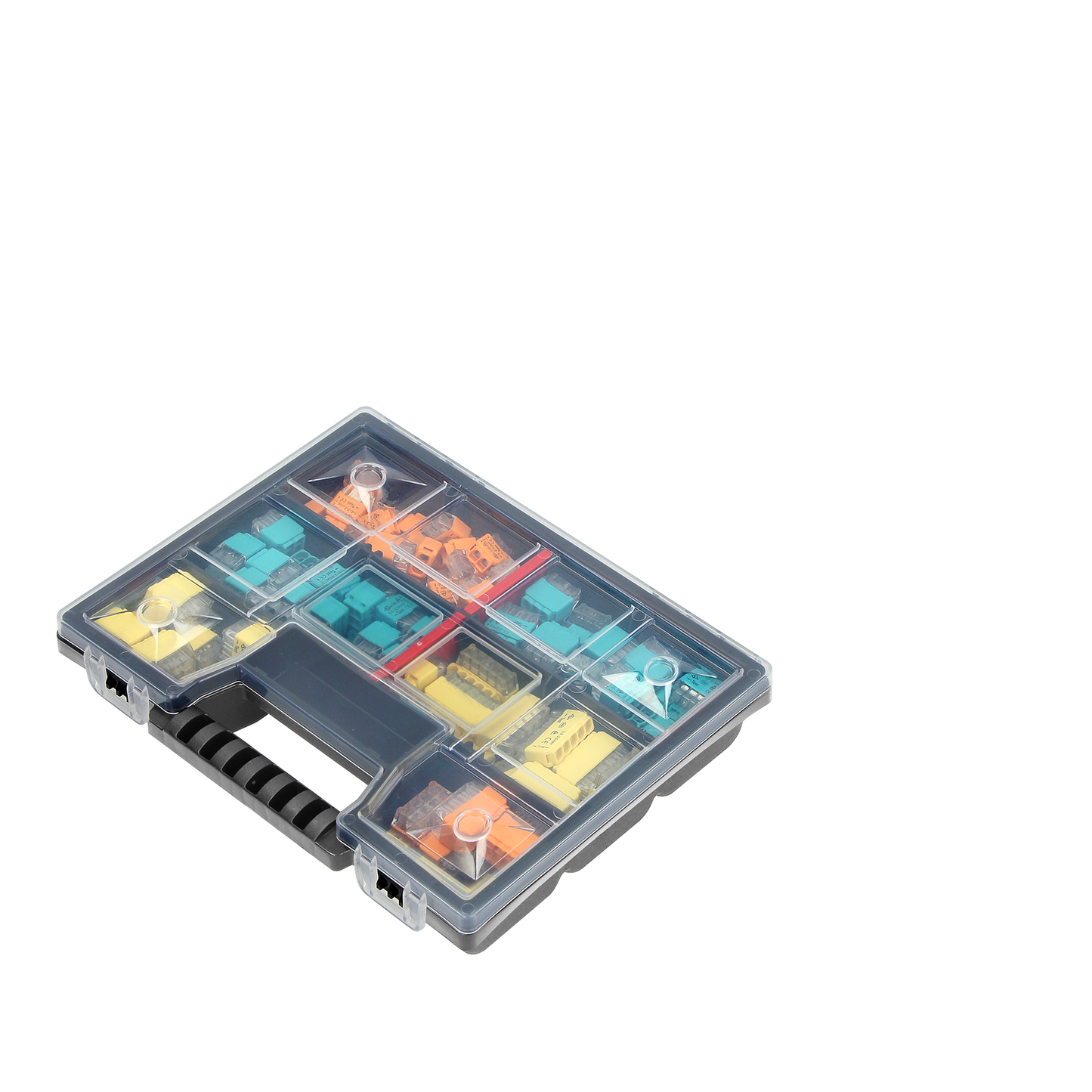 Set von Installationsklemmen HOUSE in einer Box 123 Stk.