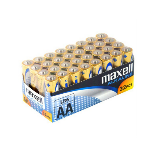 Maxell AA LR6 Batterien Alkaline 32 Stück