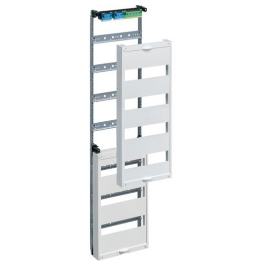 HAGER UW71U Einbausatz, univ. FW, m. Hutschienen, f. Feldvert. UP 7 reihig, 1050x250mm, QC