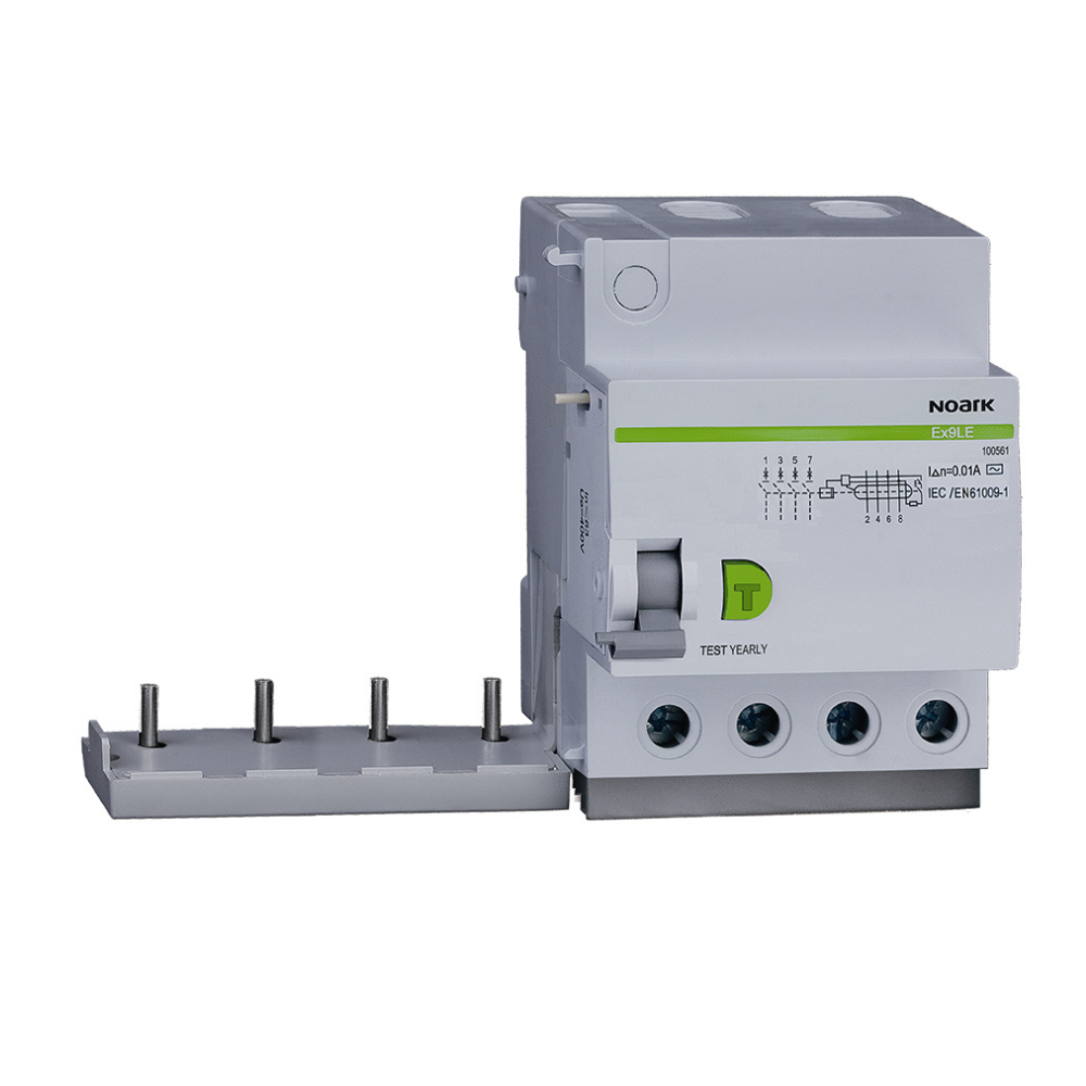 Noark 100581 Fehlerstrom-Zusatzblock Ex9LE 100mA 4P 40A