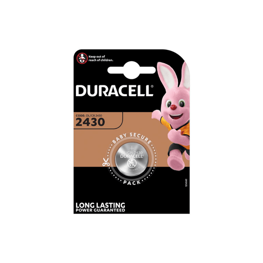 Duracell Lithium CR2430 Knopfzelle (1er Blister)