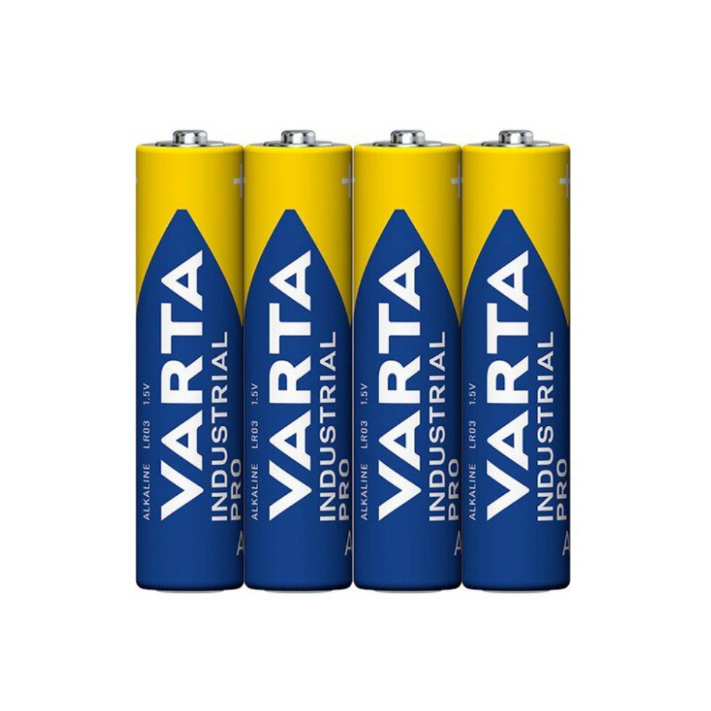 Varta Industrial Pro AAA LR03 Micro Batterie 1260 mAh 4er