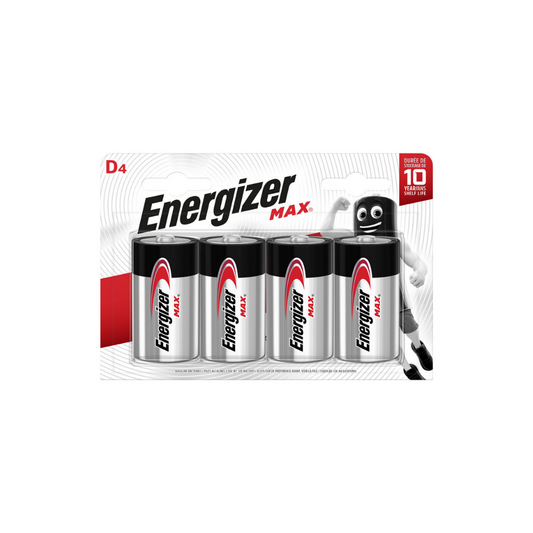 Energizer Max D-Batterien 4er Blister