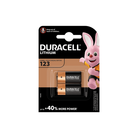 Duracell High Power Lithium CR123 Batterie 3V 2er Blister