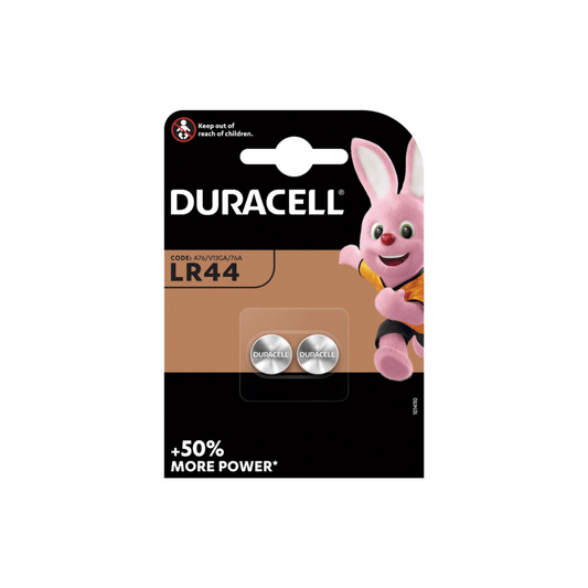 Duracell V13GA LR44 Knopfzelle 1,5 V Alkaline 125mAh (2er Blister)