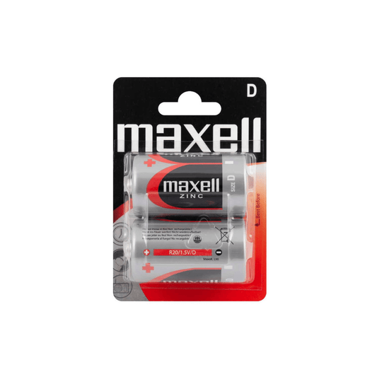 Maxell D R20 Zinc Carbon 1,5V 2er Blister