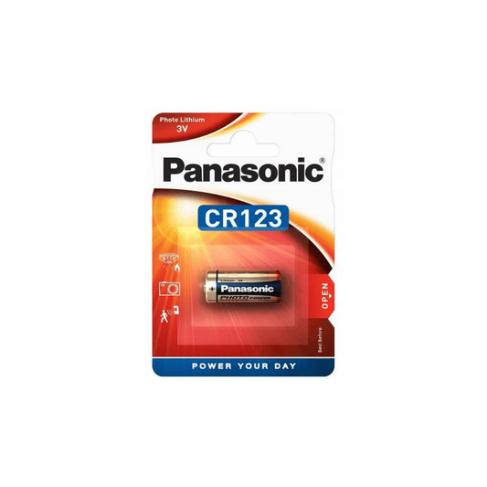 Panasonic CR123A 3V Photo Power Lithium Batterie (1er Blister)