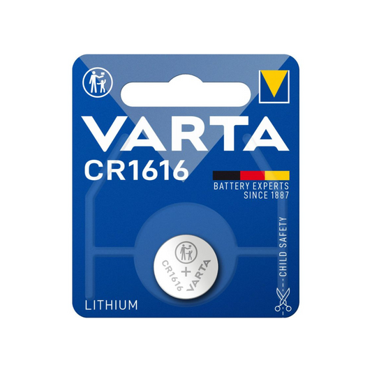 Varta Knopfzelle CR1616 Lithium 3V (1er Blister)