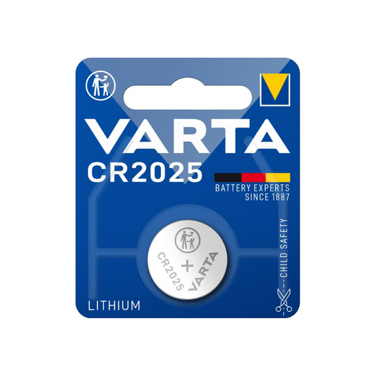 Varta CR2025 Knopfzellen Lithium 3V 1er Blister