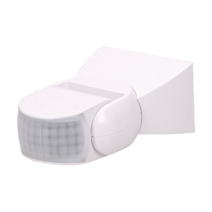 Bewegungsmelder 3600/180 Grad IP65, 1200W, weiß, zwei Sensoren