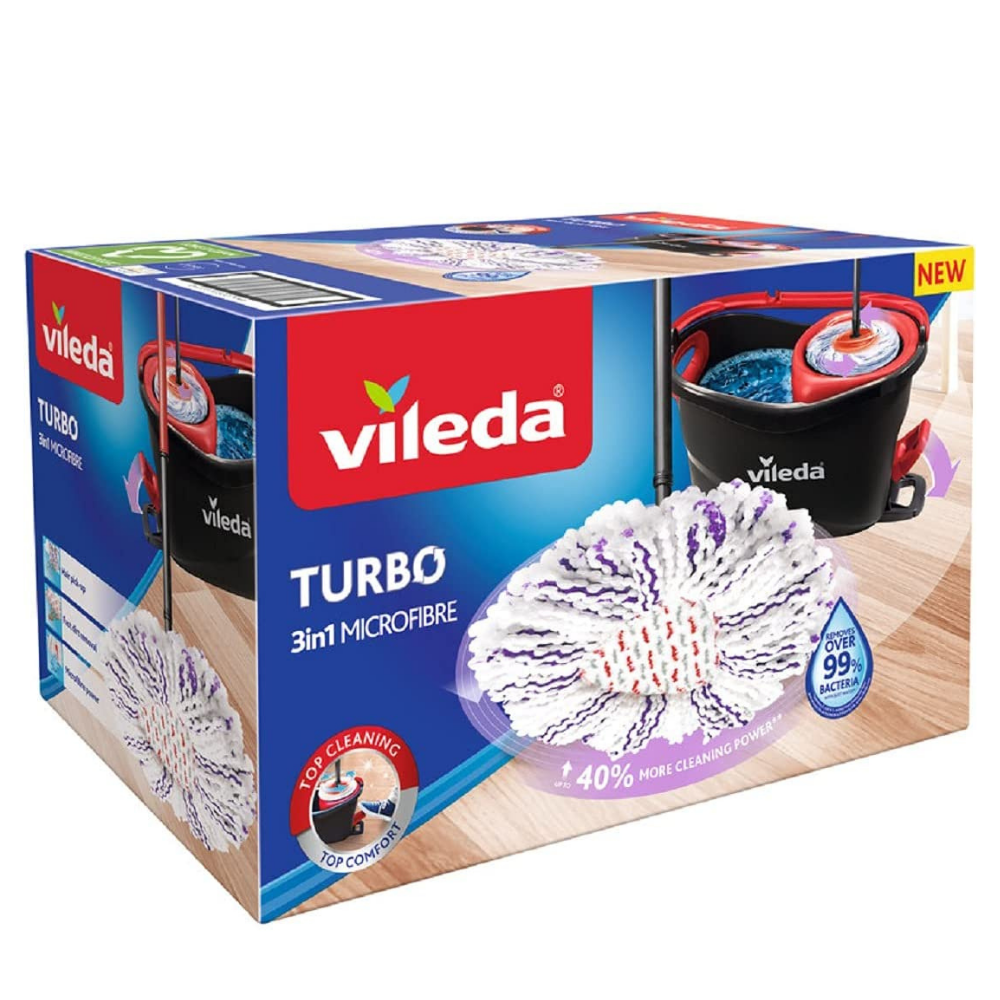 Vileda TURBO Microfibre 3in1 Box