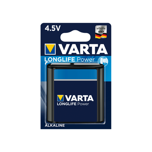 1 x Varta Longlife Power 3LR12 4.5V Batterie