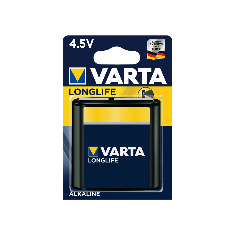 1 x Varta Longlife 3LR12 4.5V Batterie